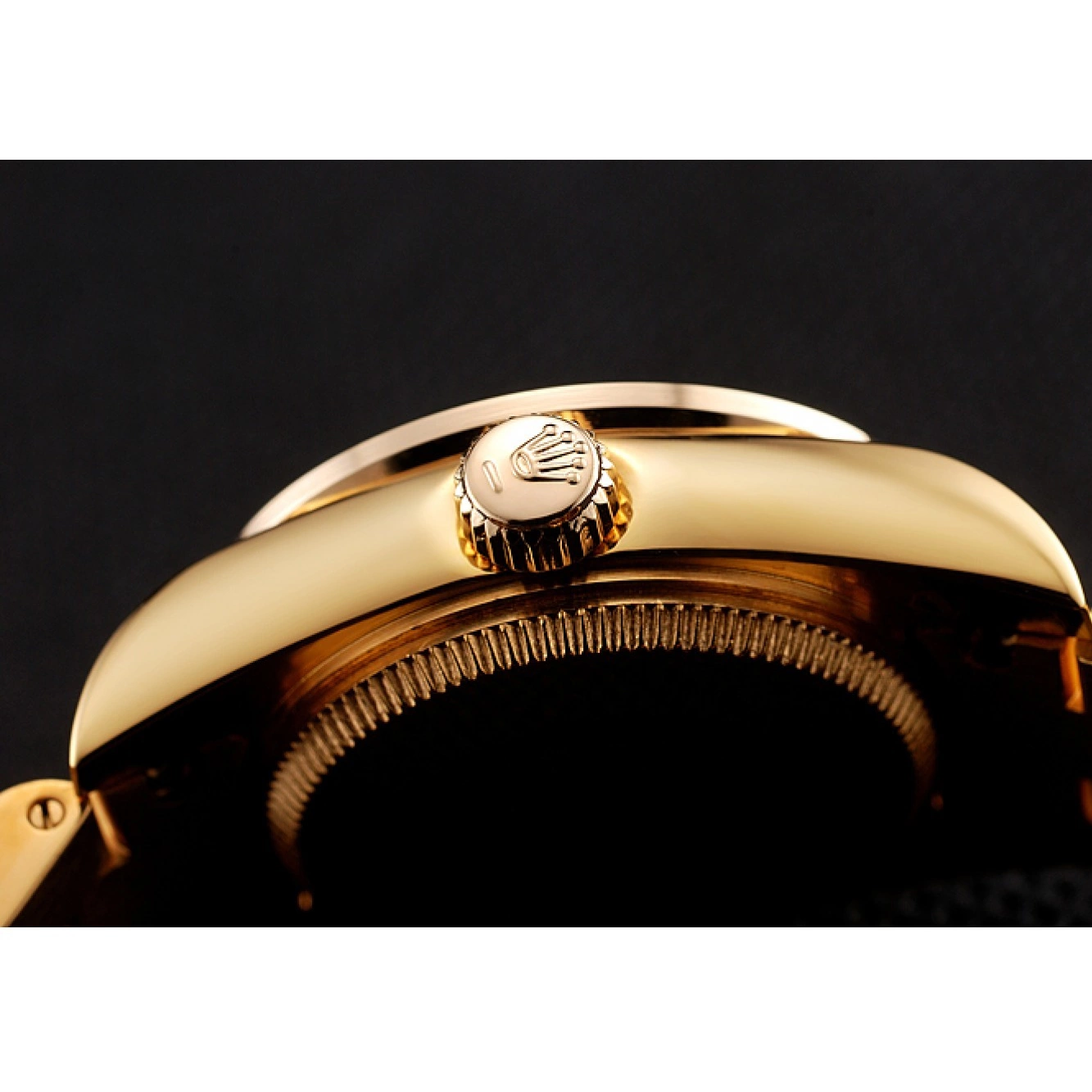 Aaa replica Rolex Dial DayJust Swiss Bracelet Diamond Diamond Gold Gold Pave 1453953 0520